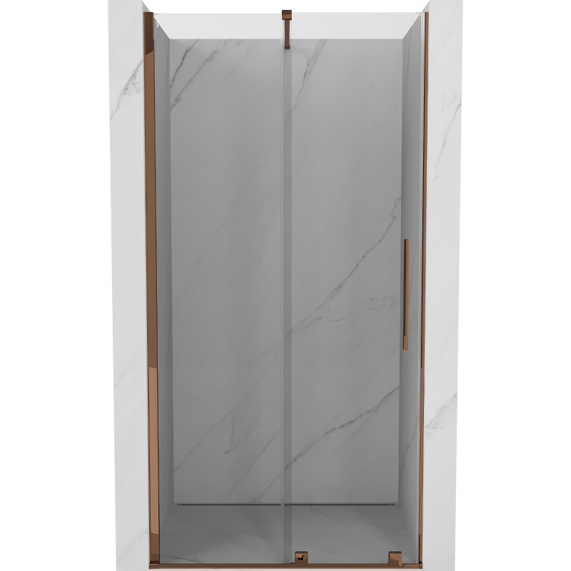 Mexen Velar ușă de duș culisantă 100 cm, transparent, Roz-auriu - 871-100-000-01-60