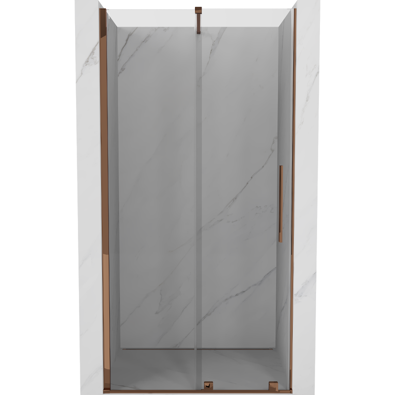 Mexen Velar ușă de duș culisantă 110 cm, transparent, Roz-auriu - 871-110-000-01-60