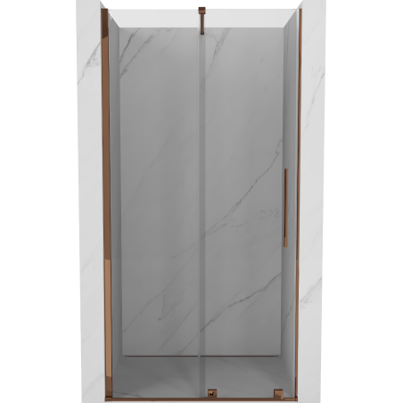 Mexen Velar ușă de duș culisantă 110 cm, transparent, Roz-auriu - 871-110-000-01-60