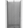 Mexen Velar ușă de duș culisantă 100 cm, transparent, gun gray cu aspect periat - 871-100-000-01-66