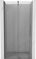 Mexen Velar ușă de duș culisantă 110 cm, transparent, gun gray cu aspect periat - 871-110-000-01-66