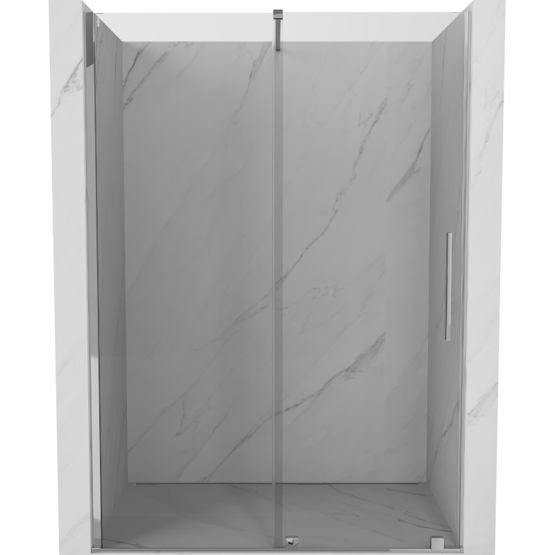 Mexen Velar uși de duș glisante 140 cm, transparent, crom - 871-140-000-01-01