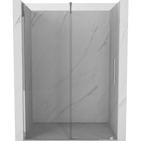 Mexen Velar tolóajtós zuhanyajtó 140 cm, átlátszó, króm - 871-140-000-01-01