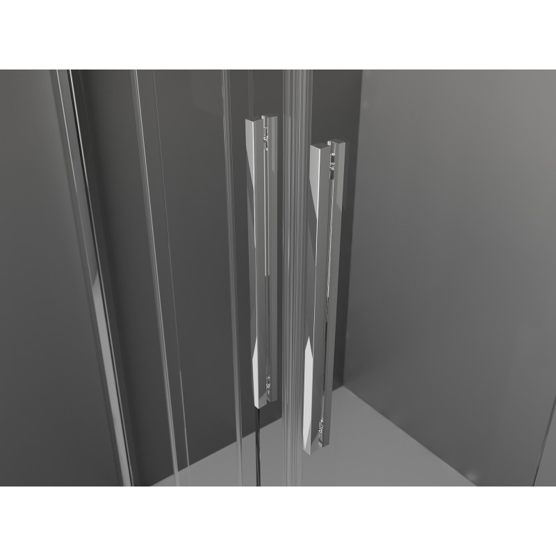 Mexen Velar Duo uși de duș culisante 180 cm, transparent, crom - 871-180-000-02-01