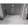 Mexen Velar Duo uși de duș glisante 170 cm, transparente, alb - 871-170-000-02-20