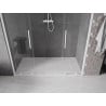 Mexen Velar Duo uși de duș glisante 170 cm, transparente, alb - 871-170-000-02-20