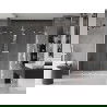Mexen Velar Duo ușă de duș culisantă 170 cm, transparent, albă - 871-170-000-02-20