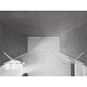 Mexen Velar Duo uși de duș culisante 180 cm, transparent, alb - 871-180-000-02-20