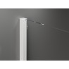Mexen Velar Duo tolózuhanyajtó 180 cm, átlátszó, fehér - 871-180-000-02-20
