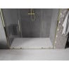 Mexen Velar Duo uși de duș glisante 180 cm, transparent, auriu - 871-180-000-02-50