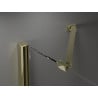 Mexen Velar Duo uși de duș glisante 180 cm, transparent, auriu - 871-180-000-02-50