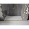 Mexen Velar Ușă dublă de duș culisantă 170 cm, transparentă, auriu periat - 871-170-000-02-55