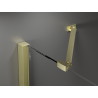 Mexen Velar Ușă dublă de duș culisantă 170 cm, transparentă, auriu periat - 871-170-000-02-55