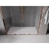 Mexen Velar Duo uși de duș glisante 170 cm, transparente, aur roz - 871-170-000-02-60