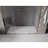 Mexen Velar Duo uși de duș glisante 170 cm, transparent, aur roz - 871-170-000-02-60