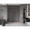 Mexen Velar Duo uși de duș glisante 170 cm, transparente, aur roz - 871-170-000-02-60