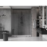 Mexen Velar Duo uși de duș glisante 180 cm, transparent, gun gray periat - 871-180-000-02-66