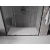 Mexen Velar Duo uși de duș glisante 170 cm, transparente, negre - 871-170-000-02-70