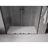 Mexen Velar Duo tolóajtós zuhanykabin 180 cm, átlátszó, fekete - 871-180-000-02-70