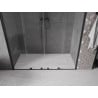 Mexen Velar Duo ușă de duș culisantă 200 cm, transparent, neagră - 871-200-000-02-70