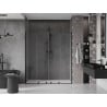Mexen Velar Duo ușă de duș culisantă 200 cm, transparent, neagră - 871-200-000-02-70