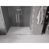 Mexen Velar Duo toló zuhanyajtó 140 cm, átlátszó, króm - 871-140-000-02-01