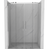 Mexen Velar Duo uși de duș culisante 140 cm, transparent, crom - 871-140-000-02-01