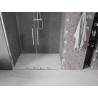 Mexen Velar Duo tolóajtós zuhanyajtó 150 cm, áttetsző, króm - 871-150-000-02-01