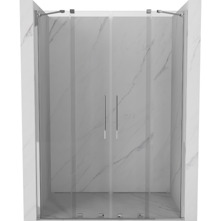 Mexen Velar Uși de duș glisante Duo 160 cm, transparent, crom - 871-160-000-02-01