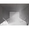 Mexen Velar Duo ușă de duș culisantă 160 cm, transparent, albă - 871-160-000-02-20