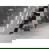 Mexen Velar Duo ușă de duș culisantă 140 cm, transparent, albă - 871-140-000-02-20