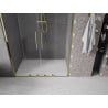 Mexen Velar Duo ușă de duș culisantă 150 cm, transparent, auriu - 871-150-000-02-50