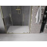 Mexen Velar Duo uși de duș glisante 160 cm, transparent, auriu - 871-160-000-02-50