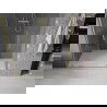 Mexen Velar Duo ușă de duș culisantă 140 cm, transparent, auriu cu aspect periat - 871-140-000-02-55