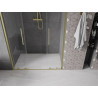 Mexen Velar Uși de duș glisante Duo 160 cm, transparent, aurii periate - 871-160-000-02-55