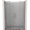 Mexen Velar Duo ușă de duș culisantă 140 cm, transparent, Roz-auriu - 871-140-000-02-60