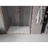 Mexen Velar Duo uși de duș culisante 160 cm, transparent, cupru periat - 871-160-000-02-65