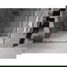 Mexen Velar Duo ușă de duș culisantă 140 cm, transparent, gun gray cu aspect periat - 871-140-000-02-66