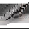 Mexen Velar Duo ușă de duș culisantă 160 cm, transparent, neagră - 871-160-000-02-70
