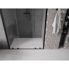 Mexen Velar Duo uși de duș culisante 160 cm, transparente, negre - 871-160-000-02-70