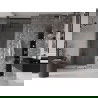 Mexen Velar tolható zuhanyajtó 100 cm, Átlátszó, szálcsiszolt gun gray - 871-100-000-01-66