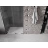Uși de duș glisante Mexen Velar 110 cm, transparente, gri mat periat - 871-110-000-01-66
