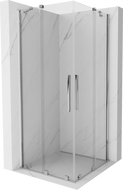 Mexen Velar Cabină de duș Duo cu uși glisante 90 x 90 cm, transparent, crom - 871-090-090-02-01
