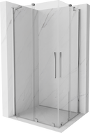 Mexen Velar Duo cabină de duș extensibilă 90 x 80 cm, transparent, Crom - 871-090-080-02-01