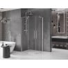 Mexen Velar Duo cabină de duș culisabilă 90 x 80 cm, transparent, crom - 871-090-080-02-01