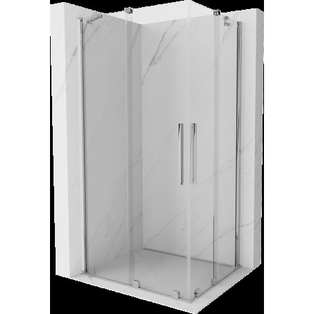 Mexen Velar Duo cabină de duș extensibilă 100 x 90 cm, transparent, Crom - 871-100-090-02-01