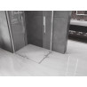 Mexen Velar Duo cabină de duș glisantă 100 x 90 cm, transparentă, crom - 871-100-090-02-01
