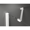 Mexen Velar Cabină de duș Duo cu uși glisante 80 x 80 cm, transparentă, albă - 871-080-080-02-20