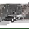 Mexen Velar Duo cabină de duș extensibilă 80 x 80 cm, transparent, albă - 871-080-080-02-20