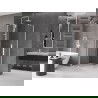 Mexen Velar Duo cabină de duș extensibilă 90 x 90 cm, transparent, albă - 871-090-090-02-20